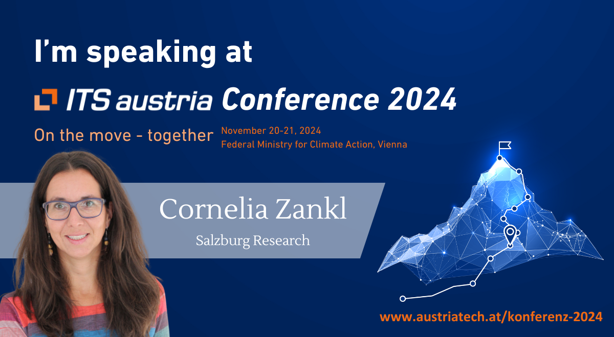 Cornelia Zankl spricht bei der ITS Austria Conference 2024